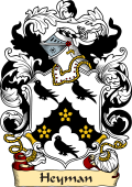 English or Welsh Family Coat of Arms (v.23) for Heyman (Somerfield, Kent)