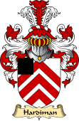 English Coat of Arms (v.23) for the family Hardiman
