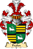 v.23 Coat of Family Arms from Germany for Frohn