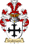 v.23 Coat of Family Arms from Germany for Grabmann