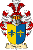 v.23 Coat of Family Arms from Germany for Fugger