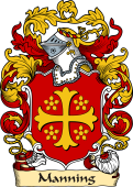 English or Welsh Family Coat of Arms (v.23) for Manning