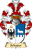 v.23 Coat of Family Arms from Germany for Schaper
