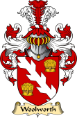 English Coat of Arms (v.23) for the family Walworth or Woolworth