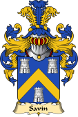 French Family Coat of Arms (v.23) for Savin