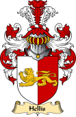 English Coat of Arms (v.23) for the family Hellis