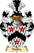 English Coat of Arms (v.23) for the family Yaxley