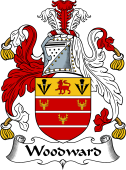 English Coat of Arms for the family Woodward