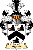 English Coat of Arms (v.23) for the family Agard