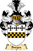 English Coat of Arms (v.23) for the family Burges