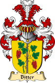 v.23 Coat of Family Arms from Germany for Bitter