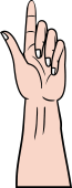 Hand 9B-Index Finger