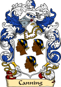 English or Welsh Family Coat of Arms (v.23) for Canning