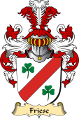 v.23 Coat of Family Arms from Germany for Friese