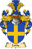 English Coat of Arms (v.23) for the family Lorty