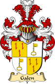 v.23 Coat of Family Arms from Germany for Galen