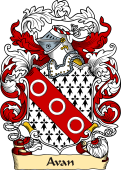 English or Welsh Family Coat of Arms (v.23) for Avan