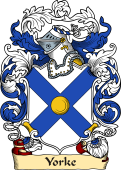English or Welsh Family Coat of Arms (v.23) for Yorke (or York)