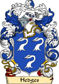 English or Welsh Family Coat of Arms (v.23) for Hedges (London)