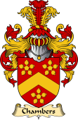 English Coat of Arms (v.23) for the family Chambers
