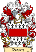 English or Welsh Family Coat of Arms (v.23) for Deaton (Devonshire)