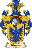 Welsh Family Coat of Arms (v.23) for Blewett (Lords of Raglan)