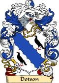 English or Welsh Family Coat of Arms (v.23) for Dotson (Heye, Cornwall)