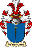 v.23 Coat of Family Arms from Germany for Weidmann