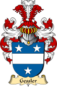 v.23 Coat of Family Arms from Germany for Gessler