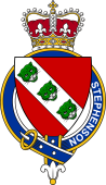 British Garter Coat of Arms for Stephenson (England)