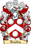 English or Welsh Family Coat of Arms (v.23) for Beasley