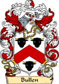 English or Welsh Family Coat of Arms (v.23) for Bullen