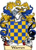 English or Welsh Family Coat of Arms (v.23) for Warren