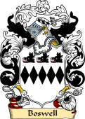 English or Welsh Family Coat of Arms (v.23) for Boswell