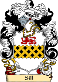 English or Welsh Family Coat of Arms (v.23) for Sill (Northamptonshire)