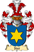 v.23 Coat of Family Arms from Germany for Sixt