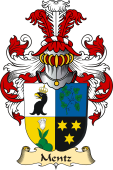 v.23 Coat of Family Arms from Germany for Mentz