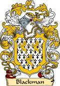 English or Welsh Family Coat of Arms (v.23) for Blackman (London)