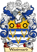 English or Welsh Family Coat of Arms (v.23) for Woodward