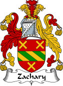 English Coat of Arms for the family Zachary