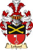 v.23 Coat of Family Arms from Germany for Leikauf