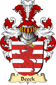 v.23 Coat of Family Arms from Germany for Beeck