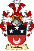 v.23 Coat of Family Arms from Germany for Gottling