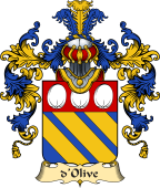 French Family Coat of Arms (v.25) Olive (d')