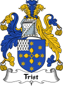 English Coat of Arms for the family Trist