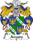Portuguese Coat of Arms for Amado