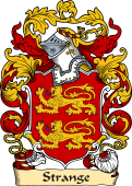 English or Welsh Family Coat of Arms (v.23) for Strange