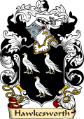 English or Welsh Family Coat of Arms (v.23) for Hawkesworth (Yorkshire, and Gloucestershire)