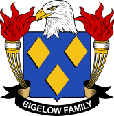 Coat of arms used by the Bigelow family in the United States of America