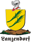 German shield on a mount for Lanzendorf